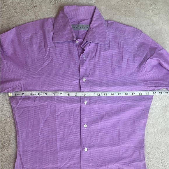 Etro Purple Men's Dress Shirt sz 39 - Picture 5 of 9
